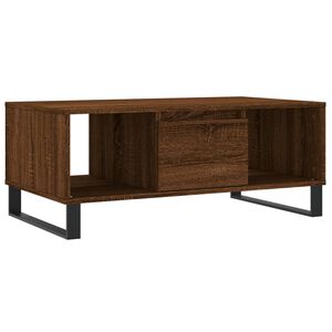 vidaXL Coffee Table Brown Oak 90x50x36.5 cm Engineered Wood