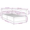 vidaXL Bookcase Bed without Mattress 75x190cm Solid Wood Pine