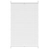Plisse Blind 80x150cm White Pleated Blind