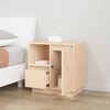 vidaXL Bedside Cabinets 2 pcs 50x34x50 cm Solid Wood Pine