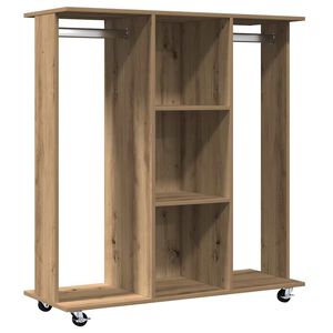 vidaXL Wardrobe Artisan oak 102 x 38 x 110 cm Engineered wood