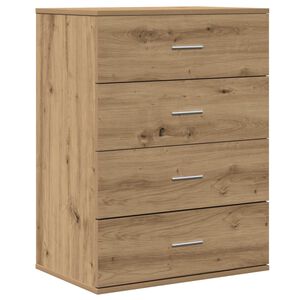 vidaXL Sideboard Artisan Oak 60 x 39 x 80 cm Engineered Wood