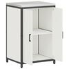 vidaXL Kitchen Storage with Shelf White 60 x 50 x 92 cm Steel
