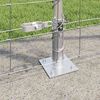 vidaXL Fence Post Galvanized 50 x 1.5 m Steel