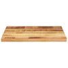 vidaXL Table Top 60x50x2.5 cm Rectangular Solid Wood Rough Mango
