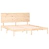vidaXL Bed Frame without Mattress 200x200 cm Solid Wood Pine