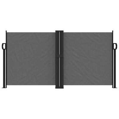 vidaXL Retractable Side Awning Anthracite 120x1000 cm