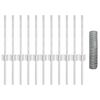 vidaXL Hexagonal Fence with Post 25 x 0.4 m Galvanised Steel Silver
