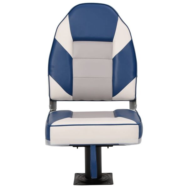 vidaXL 4 Piece Foldable Boat Seat Set High Backrest