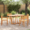 vidaXL 5 Piece Garden Dining Set Solid Wood Acacia