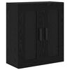 vidaXL Highboard Black Oak 69.5 x 34 x 180 cm Engineered Wood