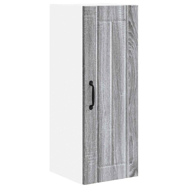 vidaXL Kitchen Cabinet Grey Sonoma 30 x 31 x 80 cm Engineered Wood