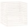 vidaXL Composter White 100x100x102 cm Solid Wood Pine