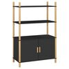 vidaXL Highboard Black 80x40x121 cm Engineered Wood