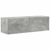 vidaXL TV Cabinet Set Wall-mounted 5 pcs Concrete Grey Engineered Wood