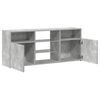vidaXL TV Cabinet with LED Lights Concrete Grey 120x30x50 cm