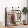 vidaXL Cloth Rack Grey Sonoma 90 x 30 x 100.5 cm Engineered wood