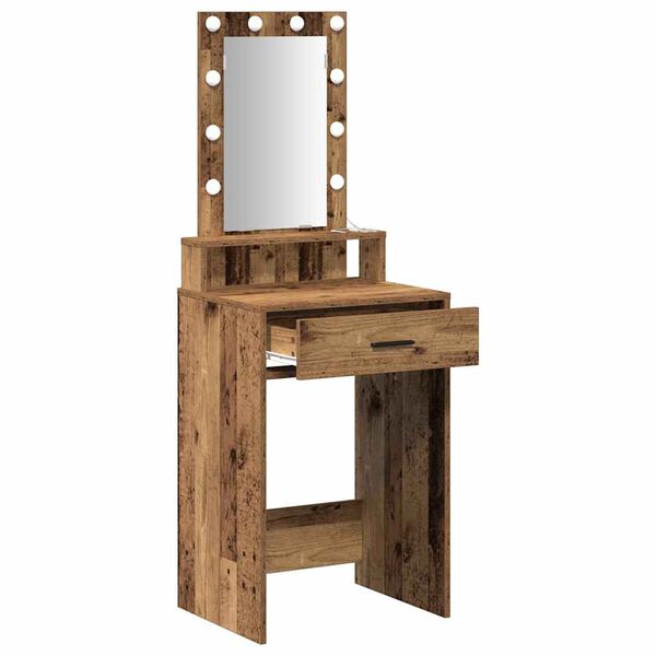 vidaXL Dressing Table Brown 50 x 41 x 140 cm Engineered Wood