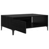 vidaXL Coffee Table Black oak 90 x 60 x 35 cm Engineered wood