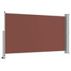 vidaXL Patio Retractable Side Awning 140 x 300 cm Brown