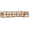 vidaXL Outdoor Sofa Set 5 pcs Natural Solid Acacia Wood