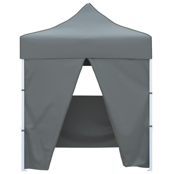 vidaXL Party Tent Folding Anthracite 200 x 200 x 315 cm Oxford Fabric