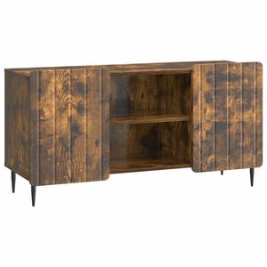 vidaXL TV Cabinet 102 x 34.5 x 52 cm Smoked Oak Engineered Wood