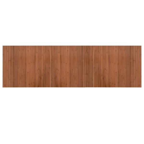 vidaXL Rug Rectangular Brown 60x200 cm Bamboo