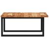 vidaXL Basin Shelf Wall Mounted Steel and Solid Wood Acacia