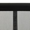 vidaXL Insect Door Screen with 5-Piece Mesh Curtain Black 120x240 cm