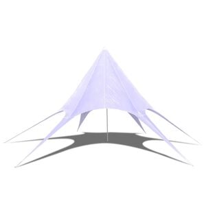 vidaXL Garden Gazebo | White | Oxford fabric | Large | Foldable | Hexagonal