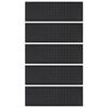 vidaXL Stair Treads 5 pcs 25x75 cm Rubber