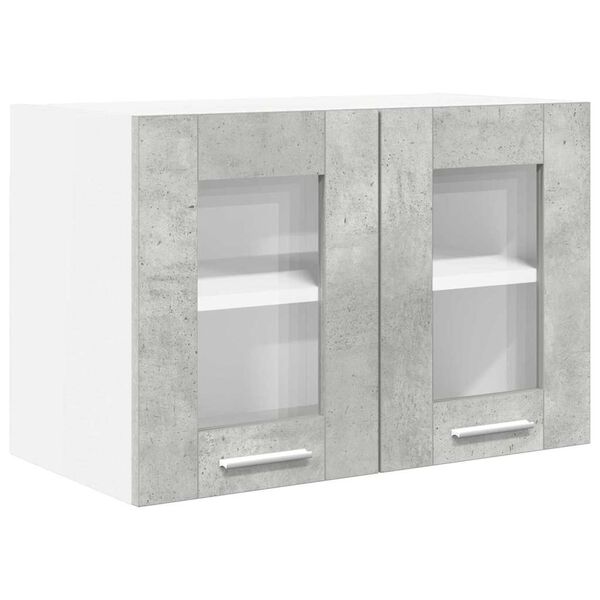 vidaXL Hanging Cabinet Concrete Grey 60 x 31 x 40 cm Engineered Wood