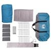 vidaXL Family Tent with Roof Blue and Grey 745 x 700 x 217 cm