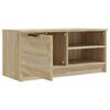 vidaXL TV Cabinet Sonoma Oak 80x35x36.5 cm Engineered Wood