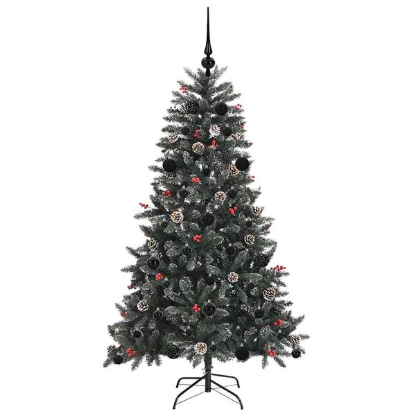 vidaXL Artificial Christmas Tree with 150 LEDs with Stand Green 150 cm