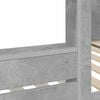 vidaXL Bunk Bed for Kids Concrete Grey 100 x 200 cm Engineered Wood