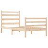 vidaXL Bed Frame without Mattress Solid Wood Pine 100x200 cm