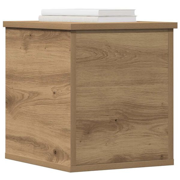 vidaXL Storage Box Artisan Oak 30 x 35 x 35 cm Engineered Wood