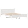 vidaXL Bed Frame without Mattress White 160x200 cm Solid Wood Pine