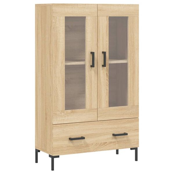 vidaXL Highboard Sonoma Oak 69.5x31x115 cm Engineered Wood