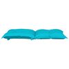 vidaXL Garden Lowback Chair Cushions 6 pcs Turquoise 100x50x7 cm Fabric