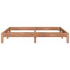 vidaXL Bed Frame without Mattress Solid Teak Wood 180x200 cm Super King