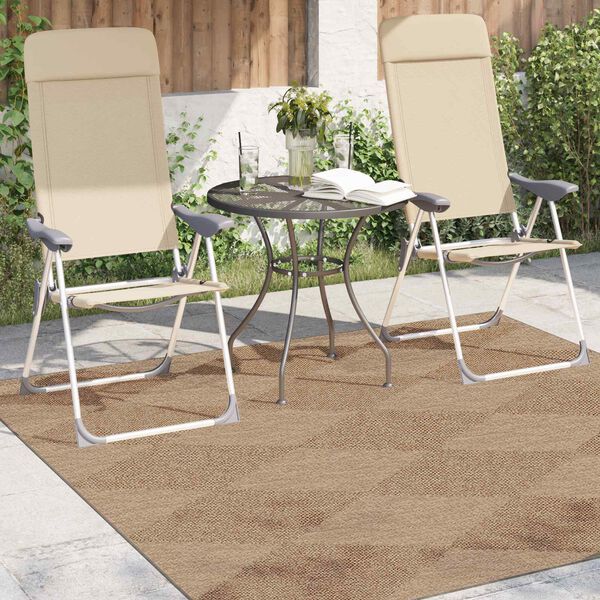 vidaXL Area Rugs Square HUARTE Natural 200 x 200 cm Polyester