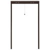 vidaXL Roll down Insect Screen for Windows Brown 100x170 cm