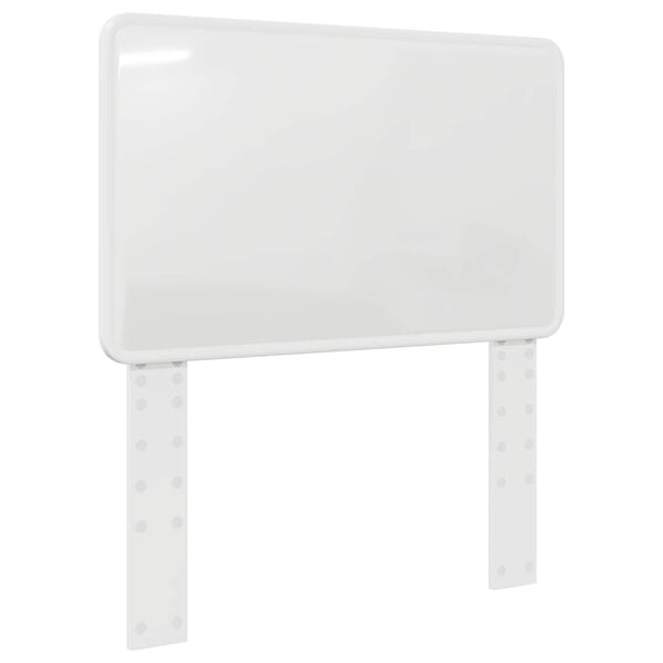 vidaXL Headboard Gloss White 75 cm Engineered wood