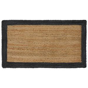 vidaXL Area Rugs Dark Grey 60 x 110 cm Jute
