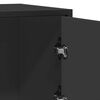 vidaXL Sideboard Black 68x35x76 cm Engineered Wood