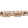 vidaXL Outdoor Sofa Set 8 pcs Natural Solid Acacia Wood