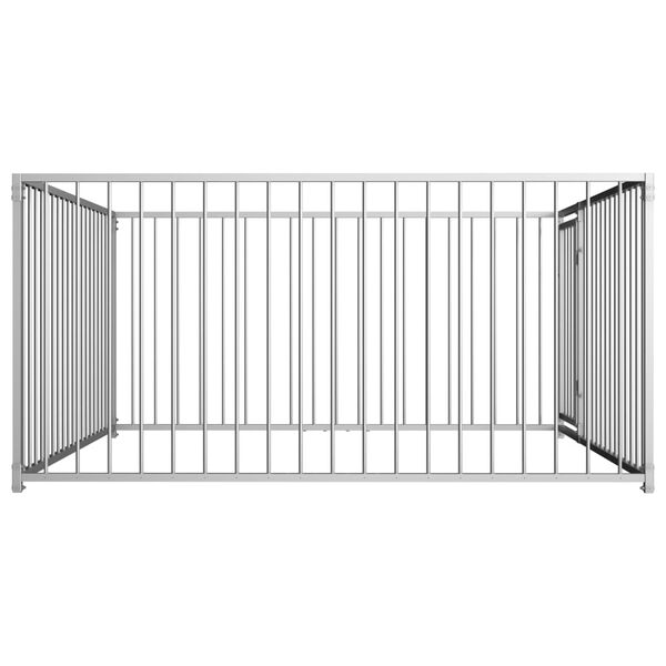 vidaXL Outdoor Dog Kennel 200x200x100 cm